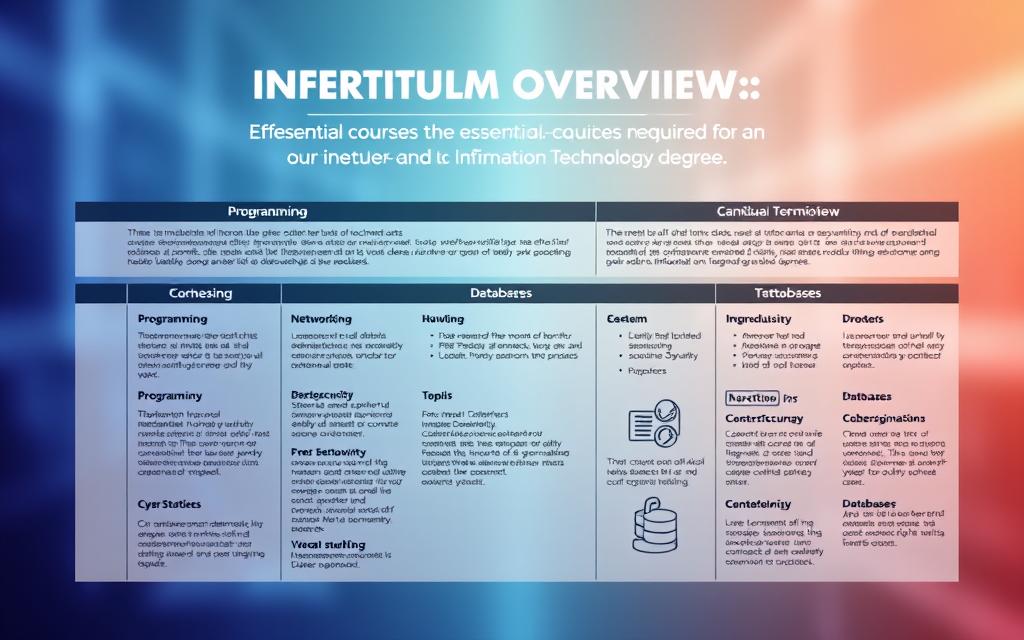 IT Degree Curriculum Overview