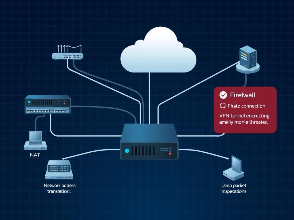firewall NAT VPN packet inspection