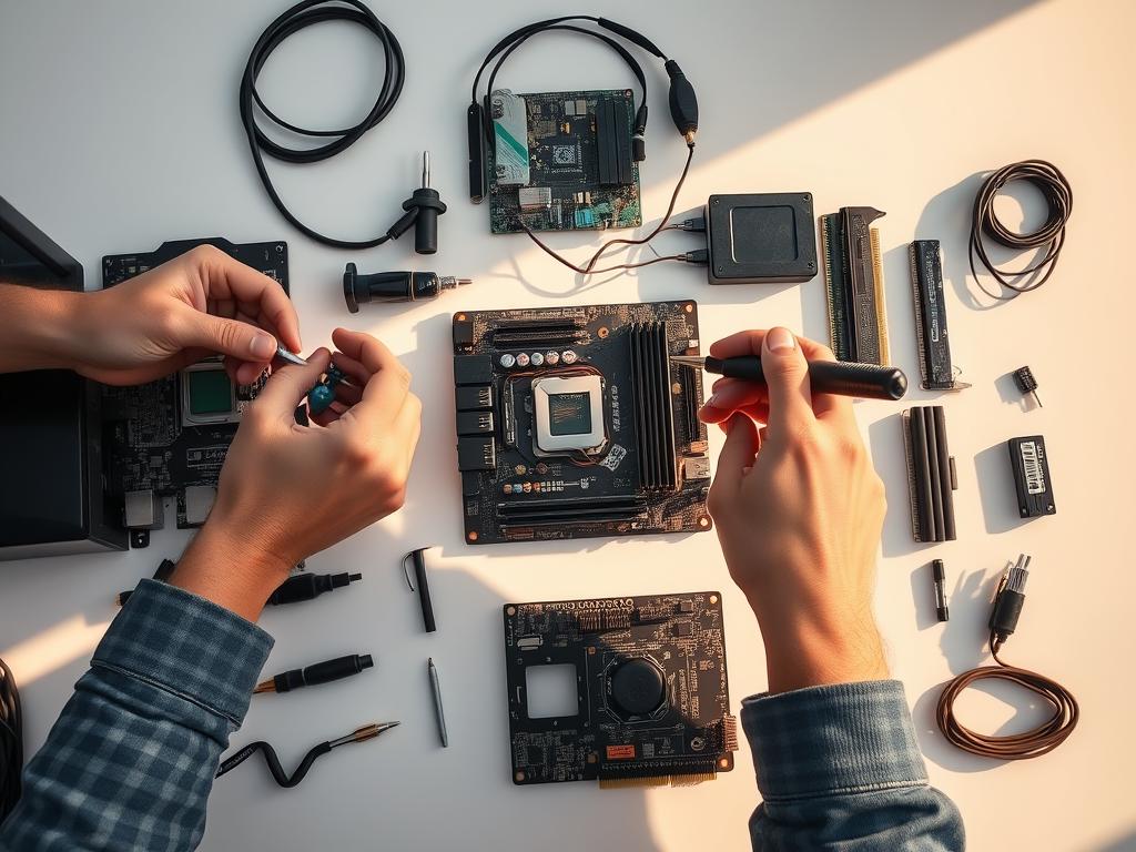 how to make computer hardware