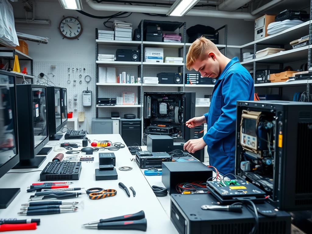 systematic hardware maintenance process