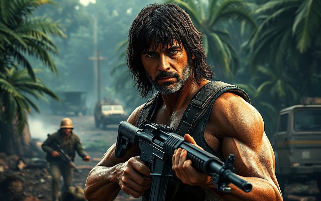 Rambo PC game character portrayal